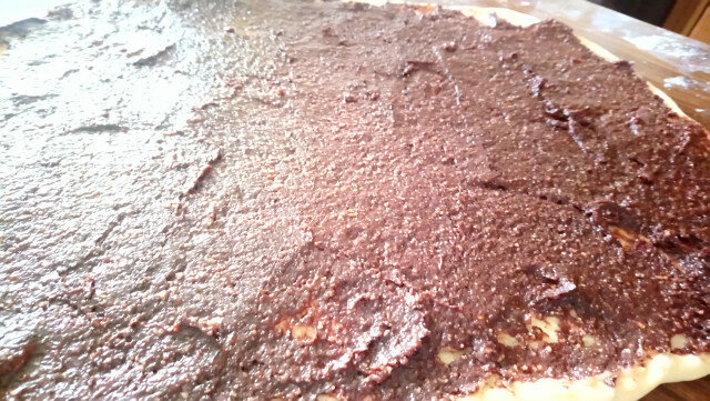Шоколадов щолен на плитка