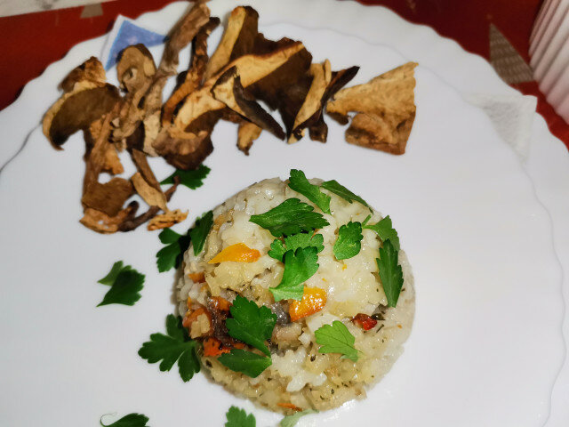 Ориз със сушени манатарки