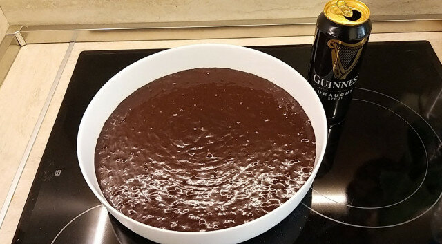 Ирландски какаов кекс с бира Гинес