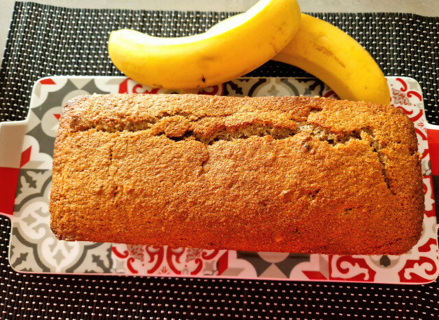 Бананов хляб с пълнозърнесто брашно