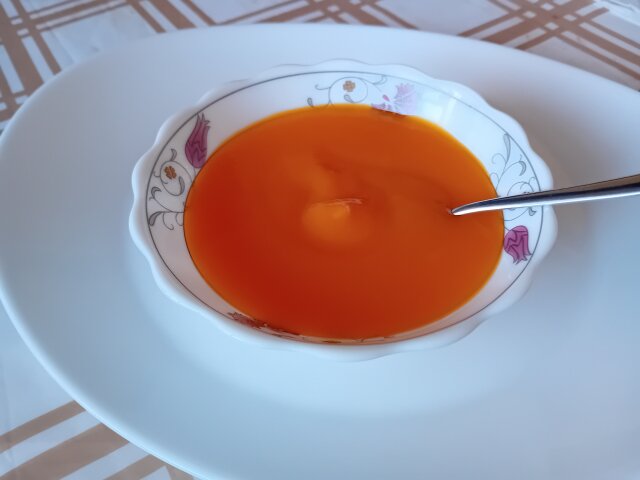 Тиквена крем супа със сладък картоф