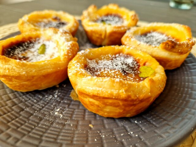 Португалски бутер сладкишчета с крем (Pastéis de nata)