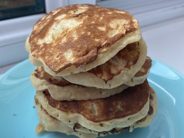 Бананови палачинки с шоколад