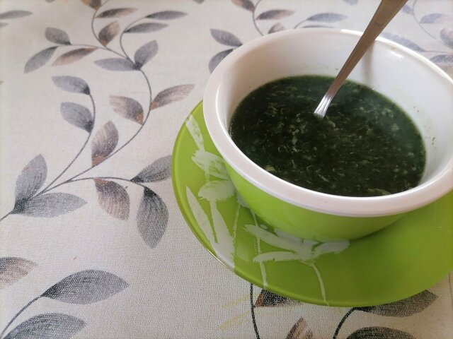 Крем супа от лапад и коприва